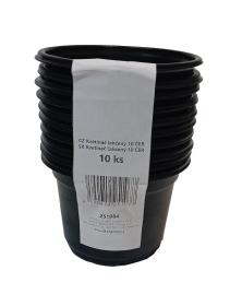 Mat Květináč lehčený 10cm ČER (10ks)