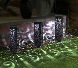 Mat Lampa solární pr.6cm, v.31cm 1LED, PH ČER