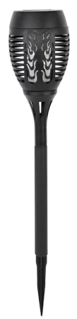 Mat Lampa solární pr.9,5cm, v.50cm, 12LED, PH ČER Mat Lampa solární pr.9,5cm, v.50cm, 12LED, PH ČER