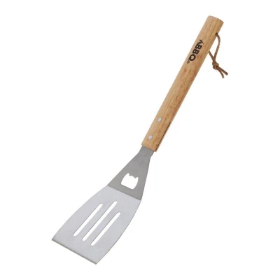 Obracečka grilovací BBQ 46cm nerez, dřev.ruk. Obracečka grilovací BBQ 46cm nerez, dřev.ruk.