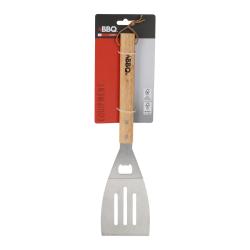 Obracečka grilovací BBQ 46cm nerez, dřev.ruk.