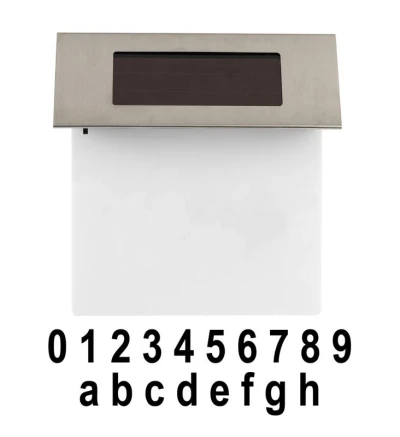 Mat Osvětlení na stěnu solární 18,5x19x5,2cm 4LED nerez/PH Mat Osvětlení na stěnu solární 18,5x19x5,2cm 4LED nerez/PH