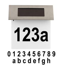 Mat Osvětlení na stěnu solární 18,5x19x5,2cm 4LED nerez/PH