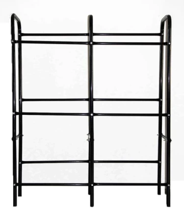 Mat Regál na přepravky 96x33x116cm kov Mat Regál na přepravky 96x33x116cm kov