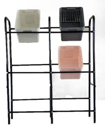 Mat Regál na přepravky 96x33x116cm kov