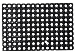 Mat Rohož guma 40x60cm děrovaná ČER (VÝPRODEJ)
