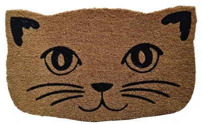 Mat Rohož PVC+kokos 45x75cm KOČKA Mat Rohož PVC+kokos 45x75cm KOČKA