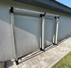 Mat Stojan na palivové dřevo 340x150mm ČER (1ks)