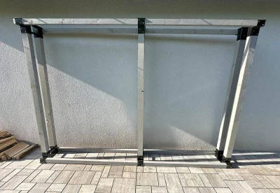 Mat Stojan na palivové dřevo 340x150mm Zn (1ks) (VÝPRODEJ)