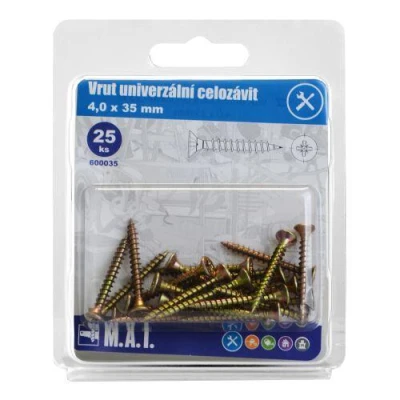 Mat Vrut un.celozávit 4,0x 35mm ZZ (25ks)