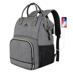 Matein Batoh na notebook / taška na oběd 15,6[39] 1368 USB Grey
