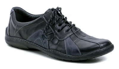 Mateos 181 černé pánské nadměrné polobotky