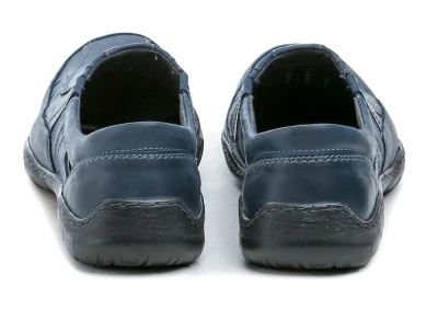 Mateos 492B navy pánské nadměrné polobotky