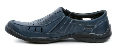 Mateos 492B navy pánské nadměrné polobotky