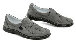 Mateos 943 sivé pánske mokasíny