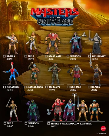 Mattel Akční figurka Skeletor kloubová Masters of the Universe
