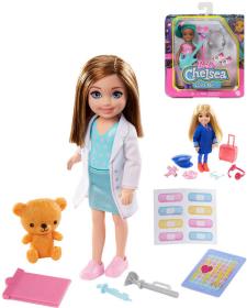 Mattel BRB Barbie Chelsea povolání set panenka s doplňky 5 druhů Mattel BRB Barbie Chelsea povolání set panenka s doplňky 5 druhů