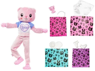 Mattel BRB Barbie Cutie Reveal bábika zvieratko v preobleku pastelová 4 druhy