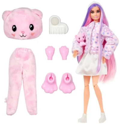 Mattel BRB Barbie Cutie Reveal bábika zvieratko v preobleku pastelová 4 druhy