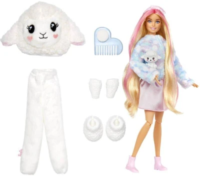 Mattel BRB Barbie Cutie Reveal bábika zvieratko v preobleku pastelová 4 druhy