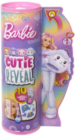 Mattel BRB Barbie Cutie Reveal bábika zvieratko v preobleku pastelová 4 druhy