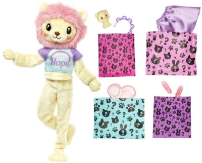 Mattel BRB Barbie Cutie Reveal bábika zvieratko v preobleku pastelová 4 druhy