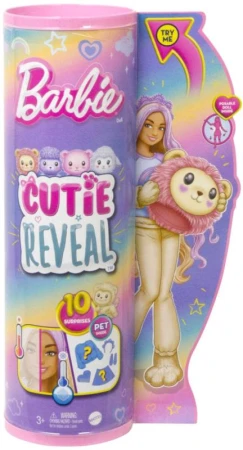 Mattel BRB Barbie Cutie Reveal bábika zvieratko v preobleku pastelová 4 druhy