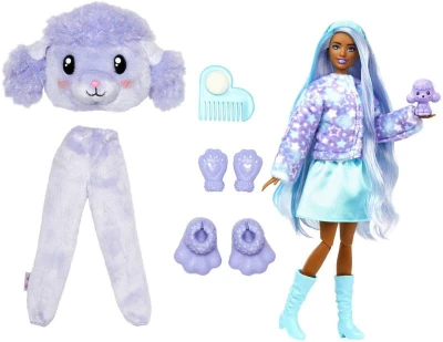 Mattel BRB Barbie Cutie Reveal bábika zvieratko v preobleku pastelová 4 druhy