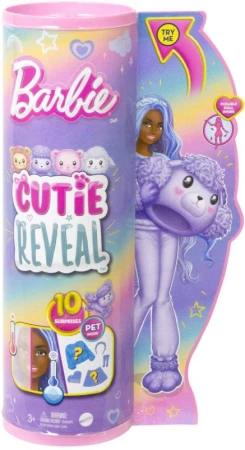 Mattel BRB Barbie Cutie Reveal bábika zvieratko v preobleku pastelová 4 druhy