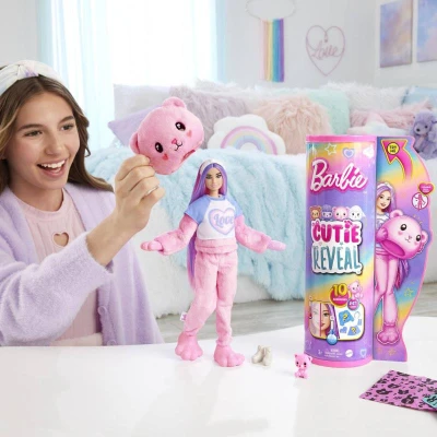 Mattel BRB Barbie Cutie Reveal bábika zvieratko v preobleku pastelová 4 druhy