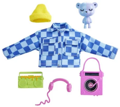 Mattel BRB Barbie Extra mazlíček zvířátko set s módními doplňky 3 druhy