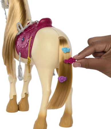 Mattel BRB Barbie Kůň Tornádo mrkací tančící na baterie Zvuk