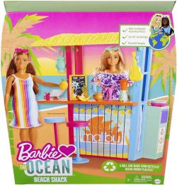 Mattel BRB Barbie Love ocean Plážový bar herní set plast