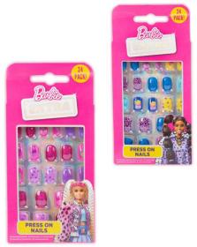 Mattel BRB Barbie nalepovací nehty dětské set 24ks 2 druhy Mattel BRB Barbie nalepovací nehty dětské set 24ks 2 druhy