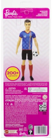 Mattel BRB Barbie panák Ken fotbalista modrý dres