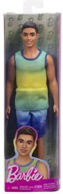 Mattel BRB Barbie panák Ken letní fashion ombré obleček tričko + šortky