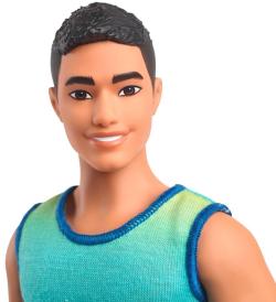 Mattel BRB Barbie panák Ken letní fashion ombré obleček tričko + šortky