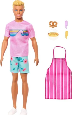 Mattel BRB Barbie panák Ken set s doplnkami letný obleček