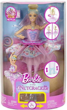 Mattel BRB Barbie Panenka Malibu v louskáčku baletka s měnící se sukní