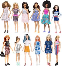 Mattel BRB BARBIE Panenka modelka 29cm fashion obleček 5 druhů