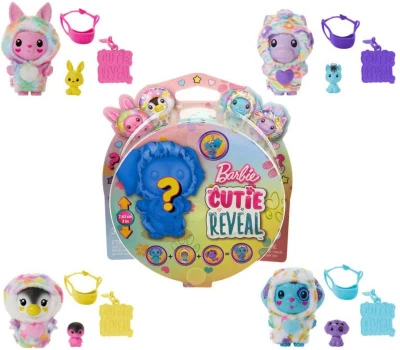 Mattel BRB Barbie Cutie Reveal barevné sny mazlíčci zvířátko s doplňky 3 druhy