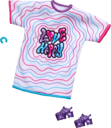 Mattel BRB Módní set obleček pro panenku Barbie 4 druhy