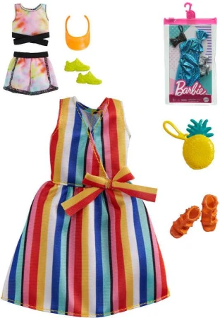 Mattel BRB Módní set obleček pro panenku Barbie různé druhy Mattel BRB Módní set obleček pro panenku Barbie různé druhy