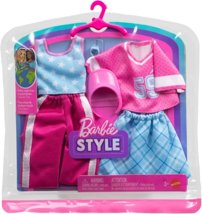Mattel BRB Oblečky pro panenku Barbie 2ks s doplňky 6 druhů