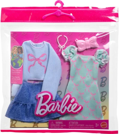 Mattel BRB Oblečky pro panenku Barbie 2ks s doplňky 6 druhů