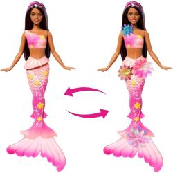 Mattel BRB Panenka Barbie kouzelná květinová mořská víla tmavovláska