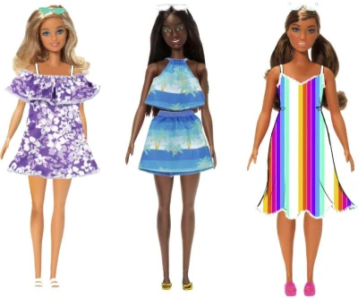 Mattel BRB Panenka Barbie Malibu 50. výročí 3 druhy