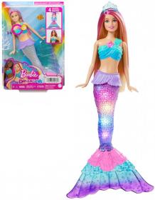 Mattel BRB Panenka Barbie mořská panna blikající na baterie Světlo