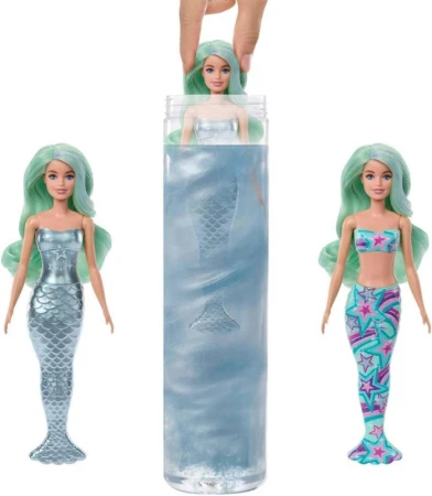 Mattel BRB Panenka Barbie mořská panna Color Reveal 6 překvapení