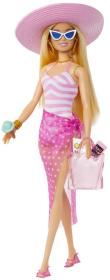 Mattel BRB Panenka Barbie na pláži letní obleček s doplňky v krabici